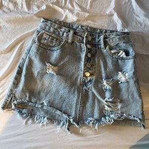 Princess Polly jean skirt 🔥